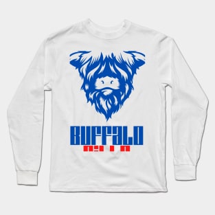 The buffalo bills design Long Sleeve T-Shirt